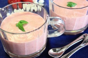 Foto Mousse di fragole