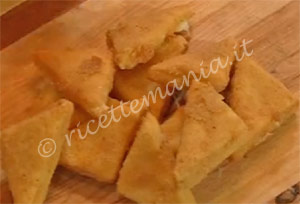 Mozzarelle in carrozza - cotto e mangiato