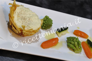 Ricetta Nidi di patate e baccalà - Alessandro Borghese Nidi di patate e baccalà - Alessandro Borghese