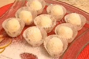 Palline di cocco - cotto e mangiato