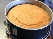 Torta con crema alla nocciola