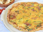 Frittata di zucchine e bacon