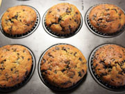 Muffin di zucca e cioccolato