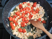 Pasta al salmone e rucola