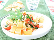 Pasta al salmone e rucola