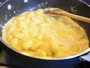 Gnocchi al gorgonzola e speck