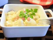 Gnocchi al gorgonzola e speck