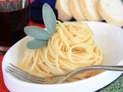 Spaghetti burro e salvia