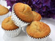 Muffin di banane e cocco