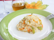 Risotto ai fiori di zucca