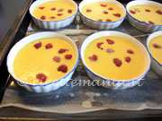 Creme brule ai lamponi