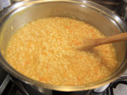 Risotto alla zucca e gorgonzola