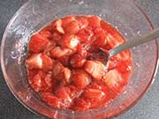 Mousse di fragole