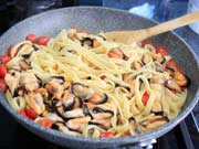 Pasta con le cozze