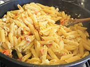 Pasta zucca e bacon