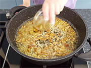 Tagliatelle castagne e rucola