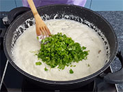 Tagliatelle castagne e rucola