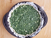 Torta di spinaci e crescenza