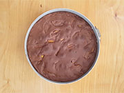 Torta pesche e cioccolato