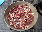 Crostata salata di radicchio