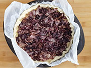 Crostata salata di radicchio