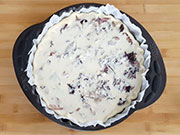 Crostata salata di radicchio