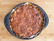 Crostata salata di radicchio