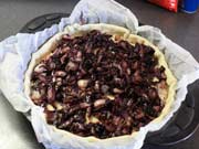 Quiche di radicchio e gorgonzola