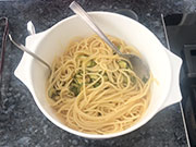 Spaghetti con le zucchine