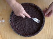 Crostata di lamponi al cioccolato