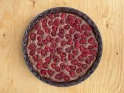 Crostata di lamponi al cioccolato