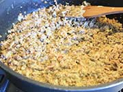 Pasta al rag� di funghi e prosciutto