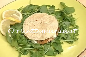 Piadina con alici e squacquerone - cotto e mangiato