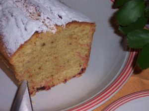 Plum cake con amarene