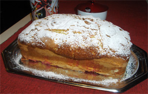 Plum cake alle nocciole