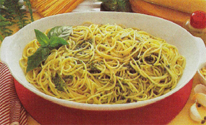 Spaghetti al pesto