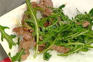 Straccetti con la rucola