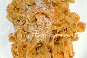 Tagliatelle al rag - prova del cuoco