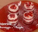 Bicchierini di formaggio e fragole - I men di Benedetta