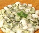 Bocconcini di pollo zucchine e menta - cotto e mangiato