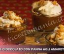 Budino al cioccolato con panna agli amaretti - Cucina con Buddy