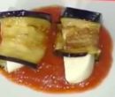 Cannoli di melanzane alla parmigiana