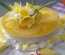 Cheese cake all'ananas e vaniglia