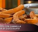 Churros con cannella e salsa di cioccolato - Cucina con Buddy