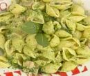 Conchiglie al verde con tonno - Antonella Clerici