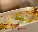 Conchiglioni ricotta e spinaci - I men di Benedetta