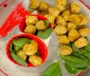 Rocher di fagioli / Cotolette vegetariane con spinaci crudi