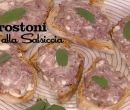 Crostoni alla salsiccia - I men di Benedetta