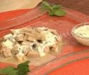 Cubotti di maiale con yogurt e menta - cotto e mangiato