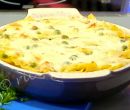 Farfalle gialle con piselli gratinate - Antonella Clerici